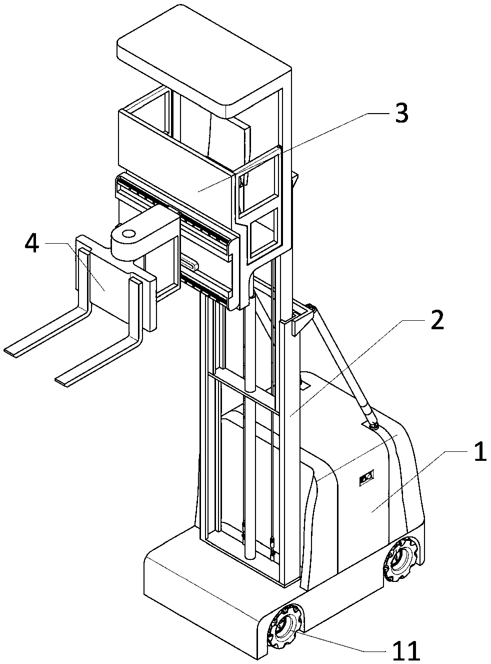 Omni-directional stacking order picker