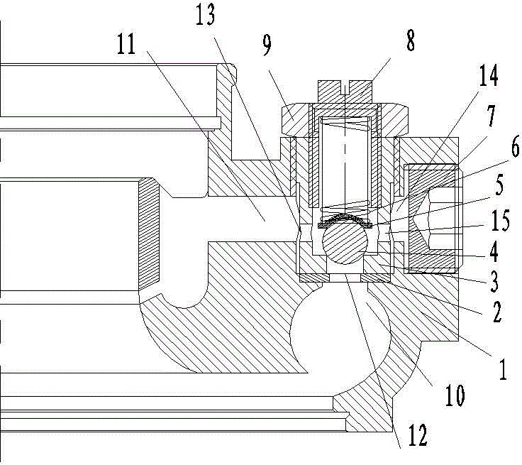 Pressure stabilizing valve of adjustable pressure type turbocharger