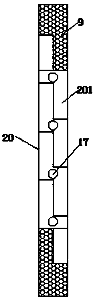 Air-conditioning filtering device for new energy automobile