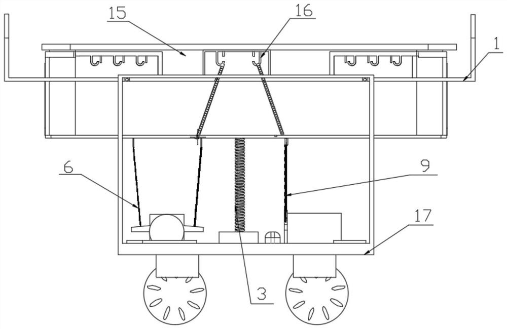 Infant carriage-bed integrated device