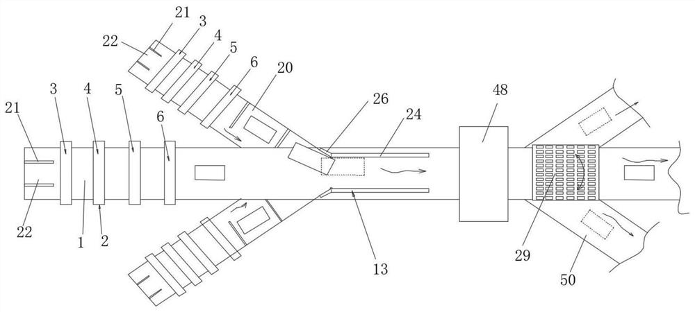 Logistics transportation sorting device for coping with emergency situations