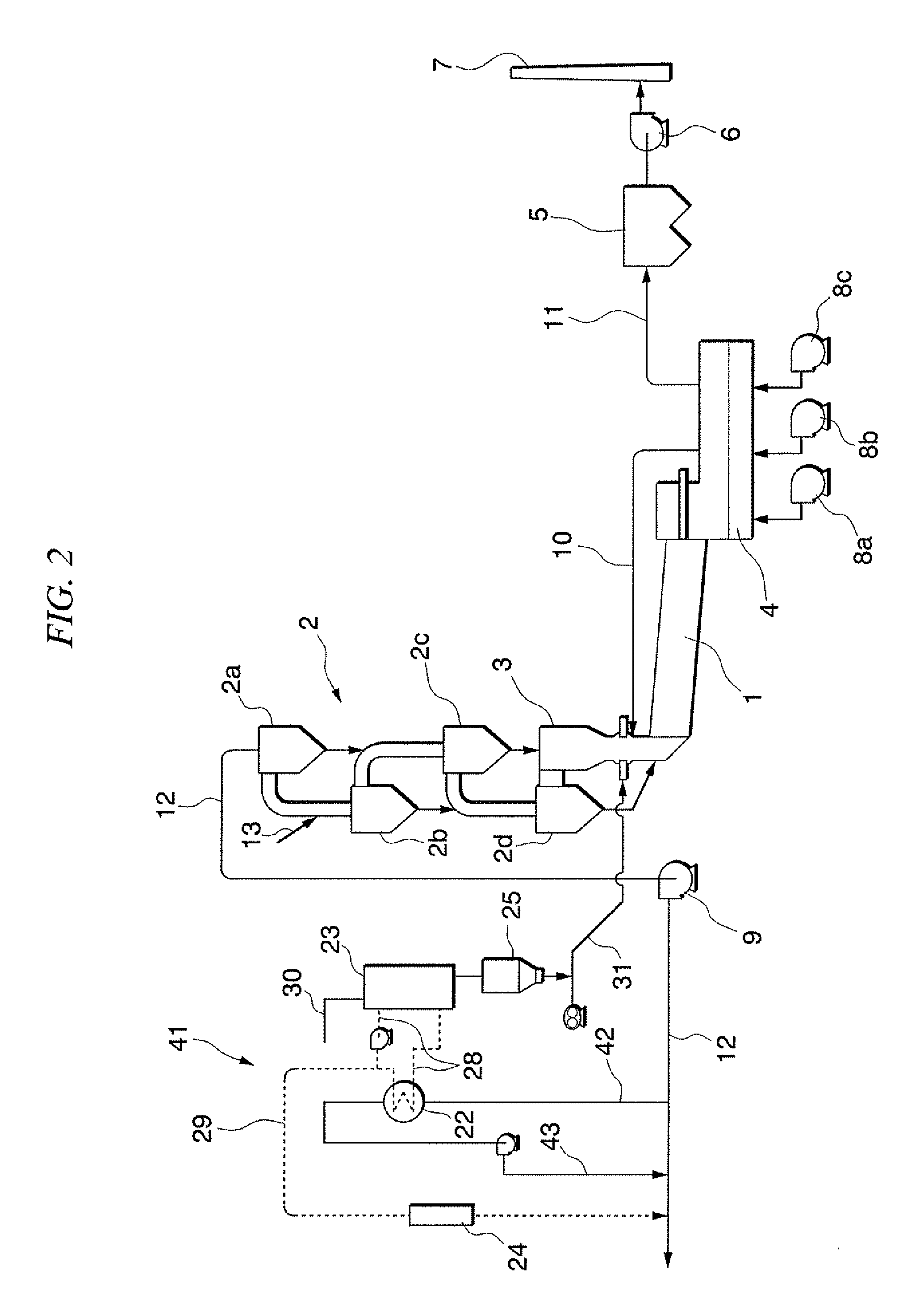 Method for disposing of organic waste of high water content and disposal apparatus therefor