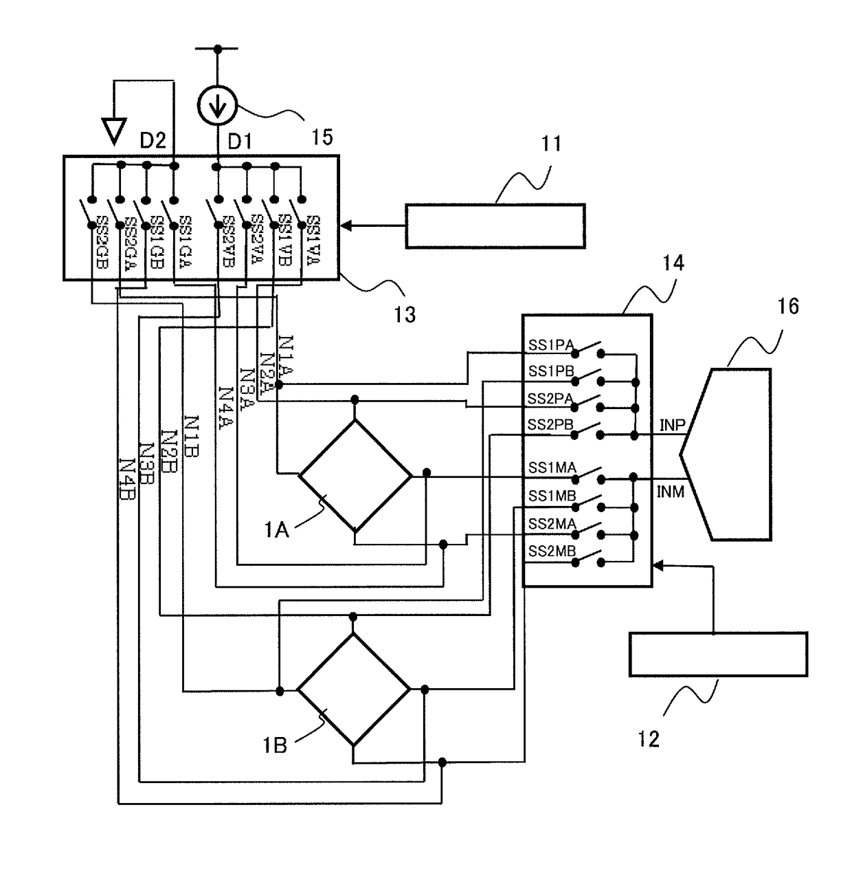 Magnetic sensor circuit