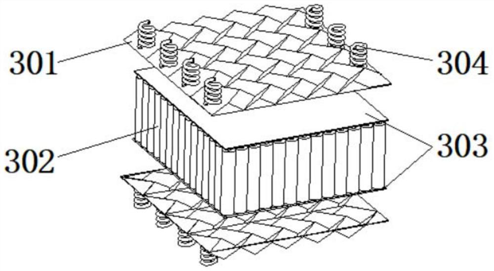 A kind of high-efficiency heat dissipation shock-absorbing energy-absorbing battery box