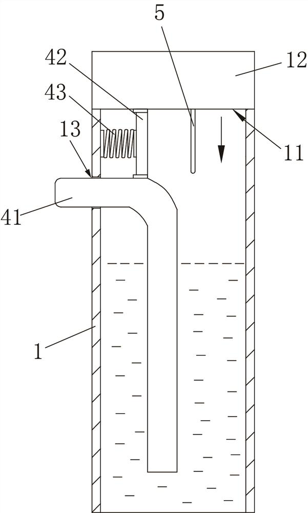 High security car water cup structure