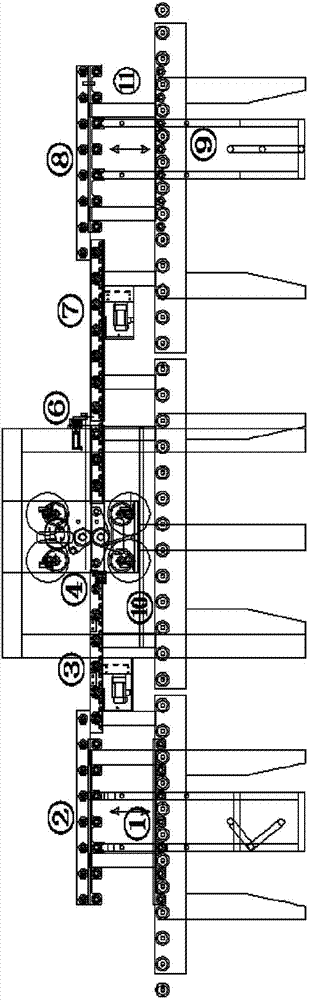 Automatic glass online lamination method