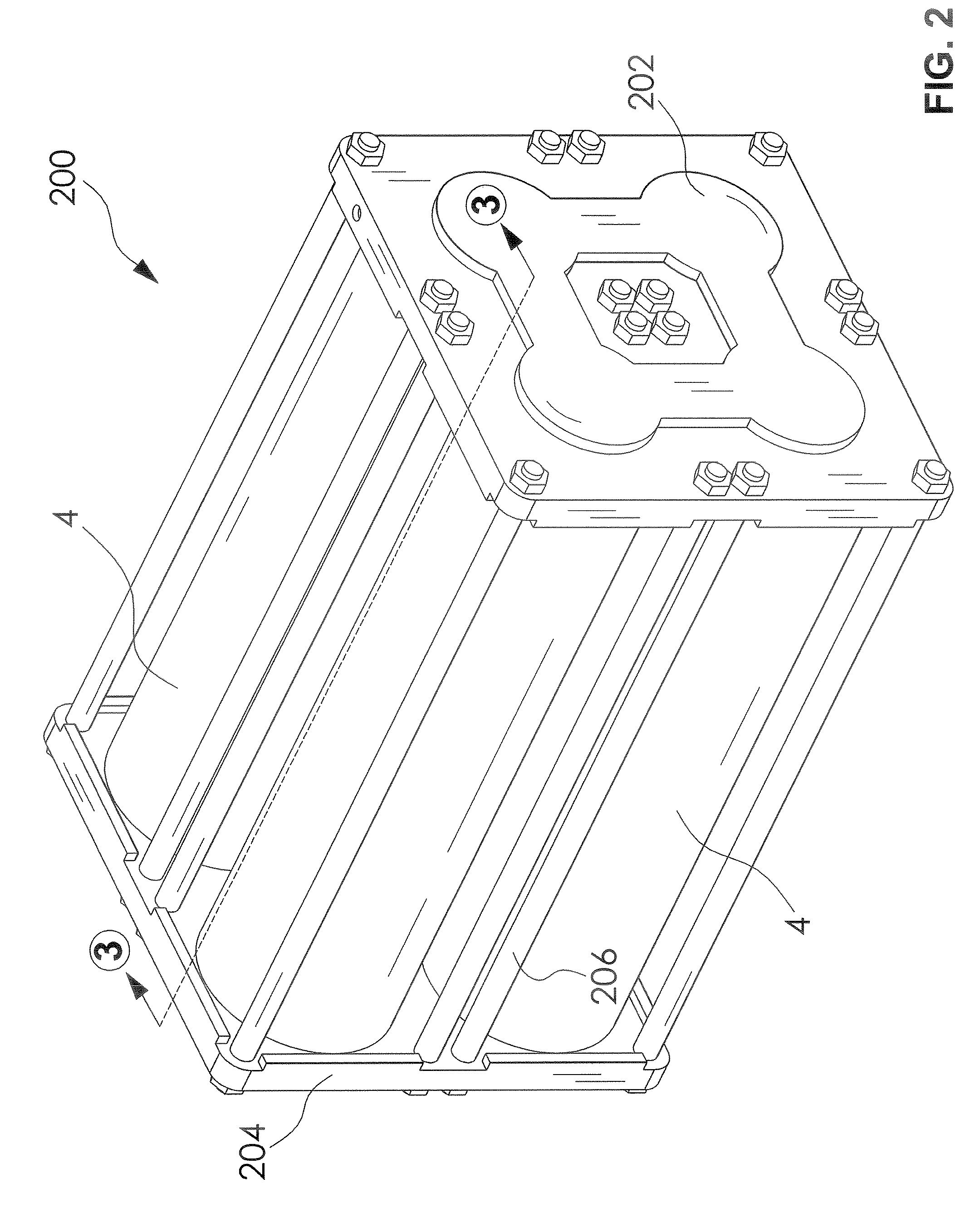 Compact hydraulic accumulator