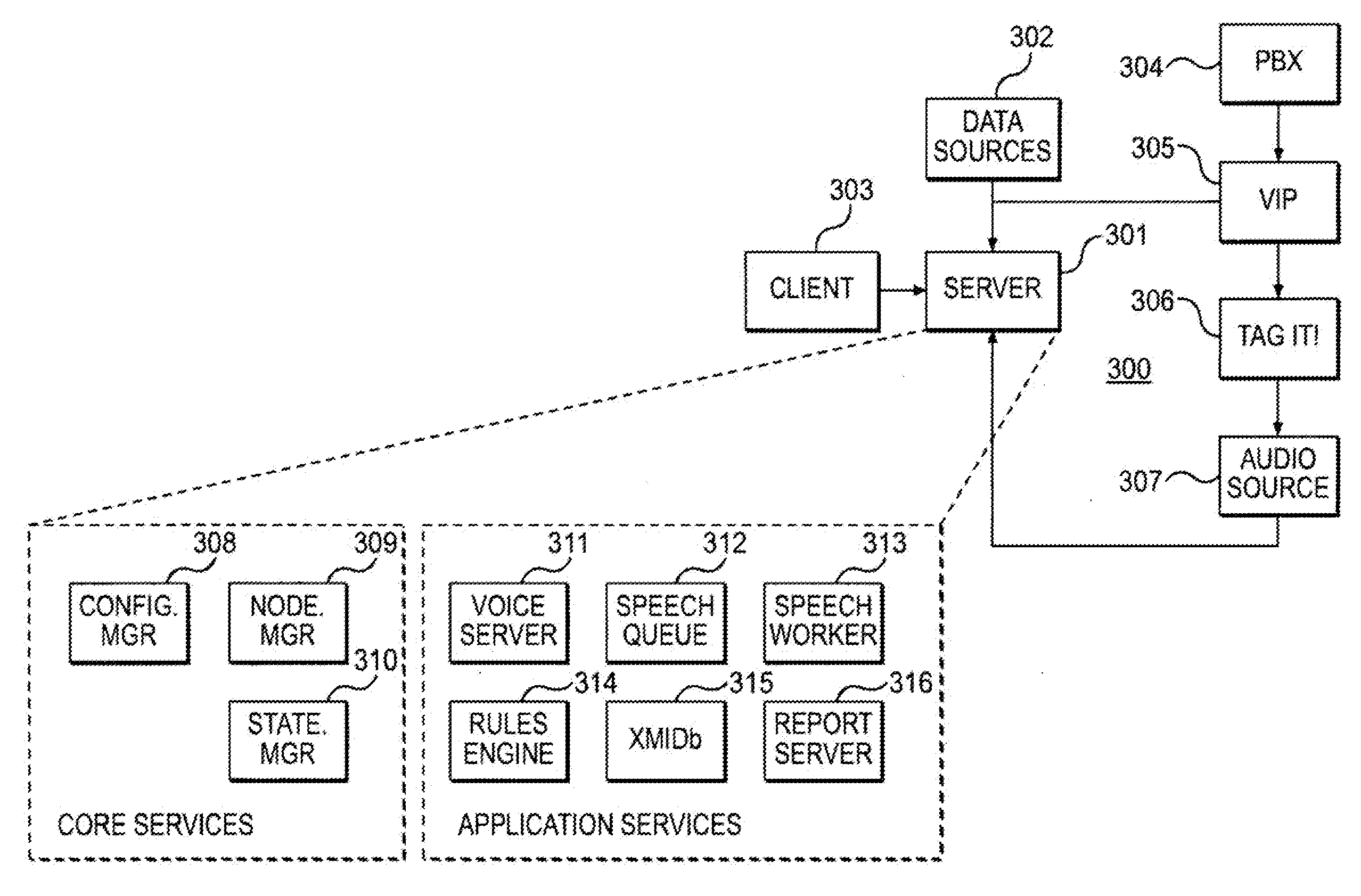 Methods and apparatus for audio data monitoring and evaluation using speech recognition