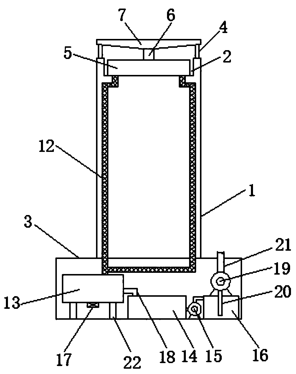 Rainwater collection and recycling device