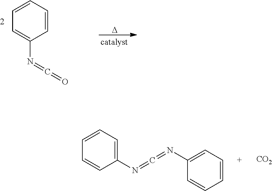 Method of preparing a polycarbodiimide polymer and polycarbodiimide polymer prepared thereby