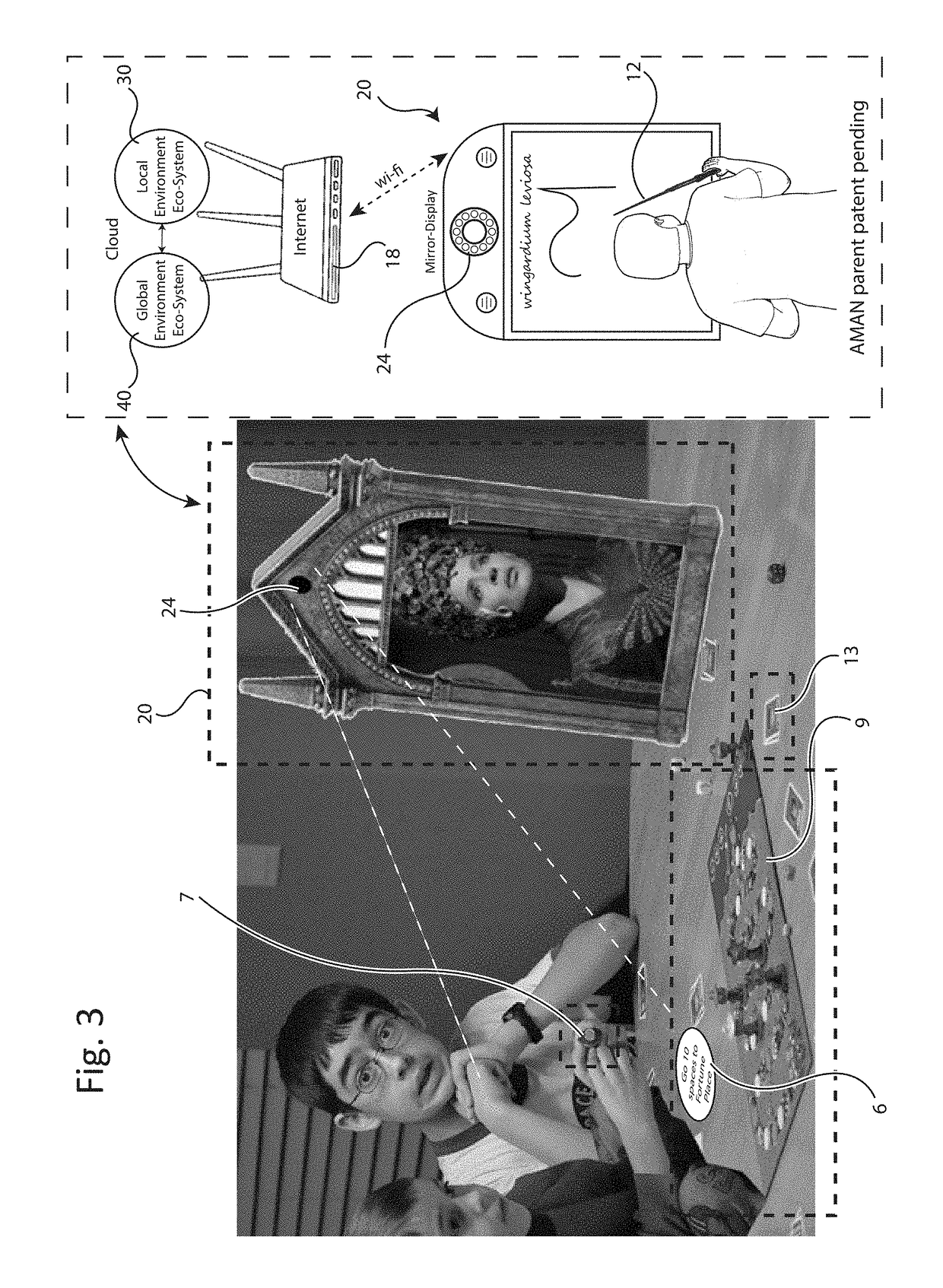 Physical-Virtual Game Board and Content Delivery System