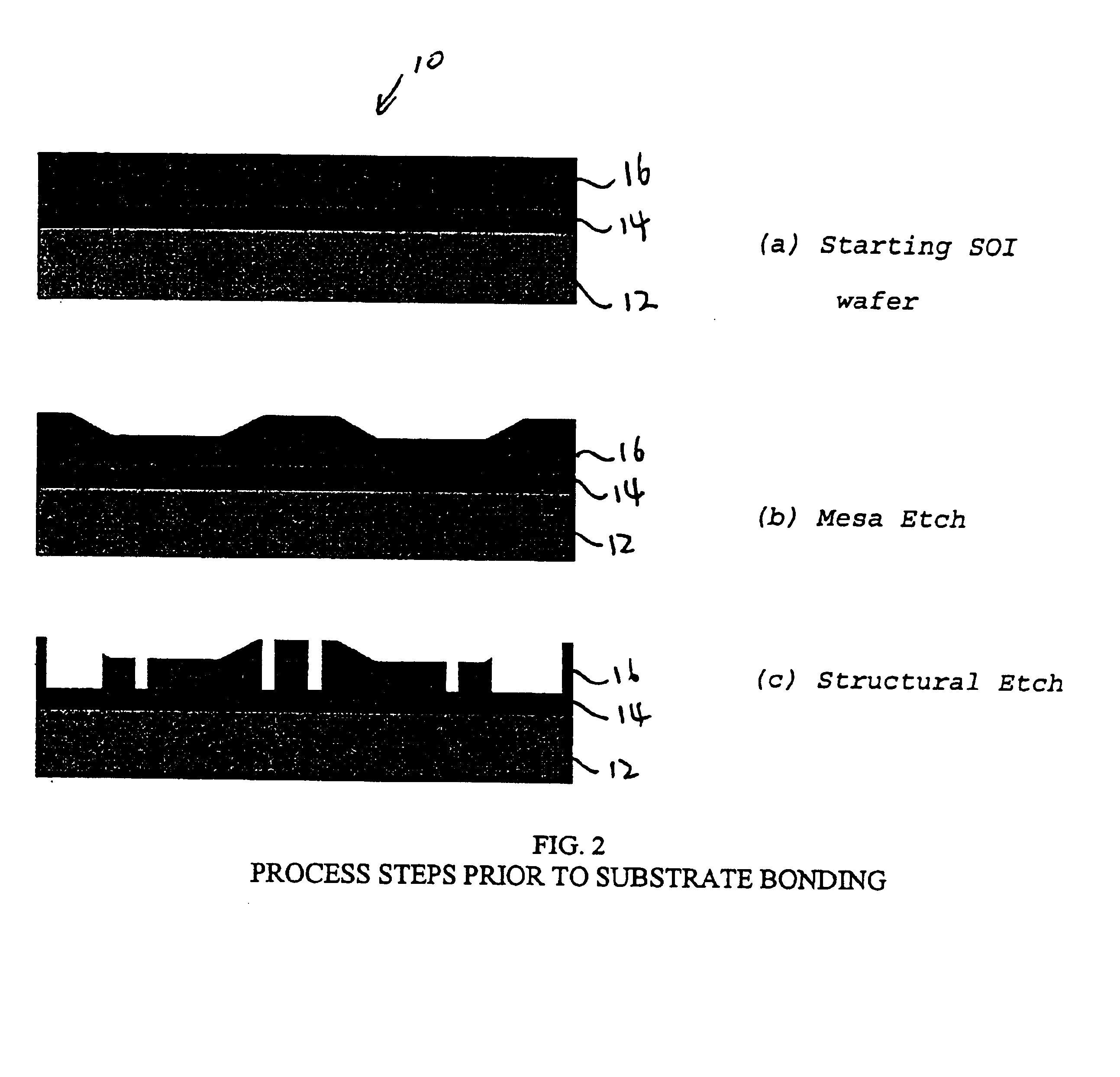 Method for microfabricating structures using silicon-on-insulator material