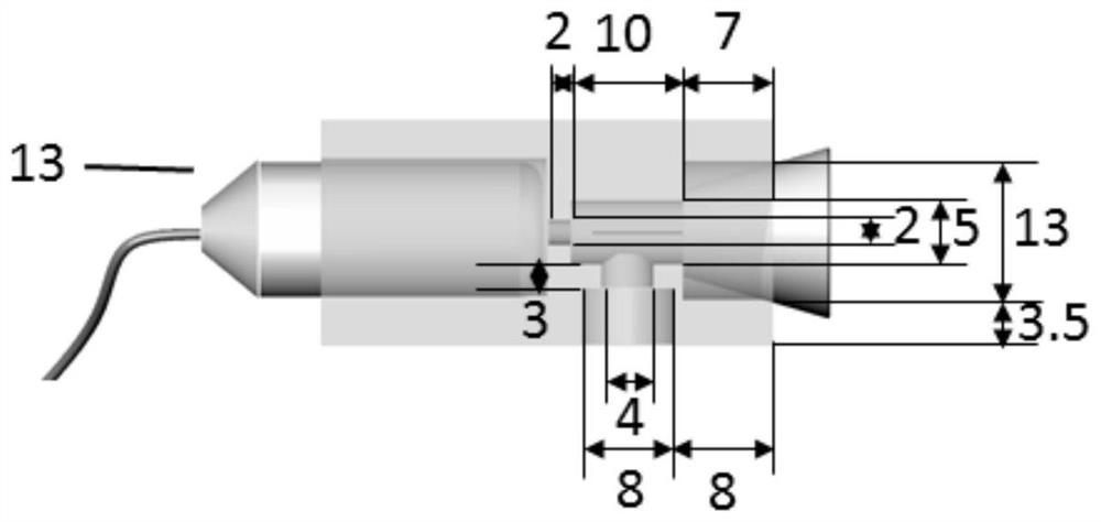 A photoacoustic detection device and method for glucose concentration in biological fluid