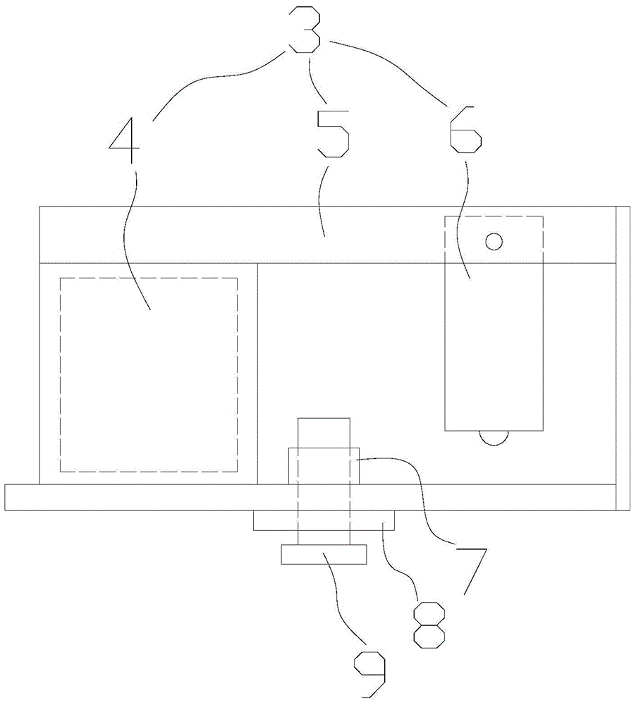 Portable gravity type laser perpendicularity and aperture detector