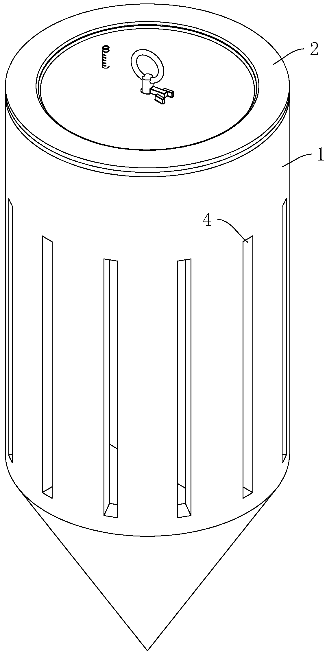 Trapping and killing device for termites