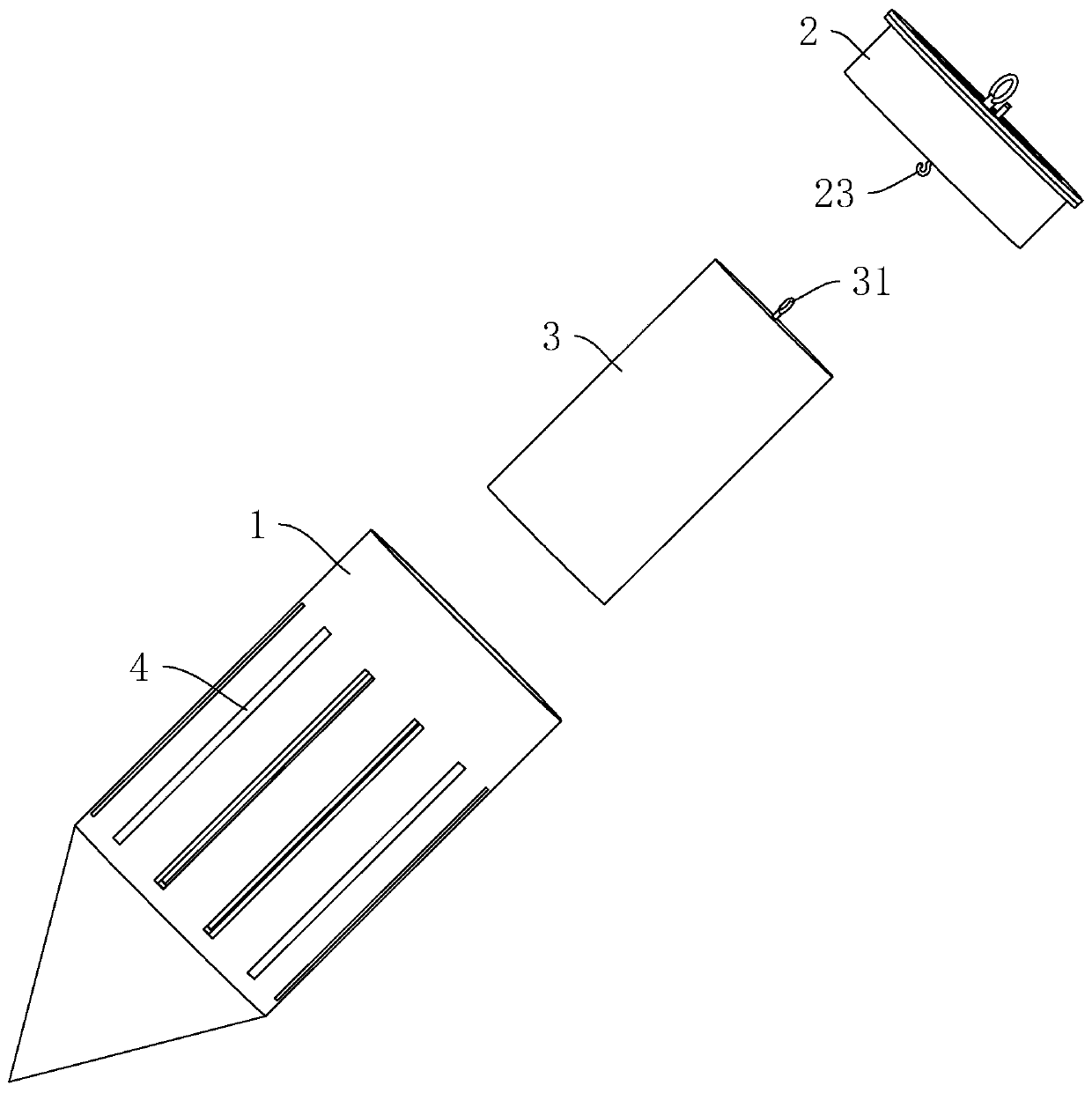 Trapping and killing device for termites