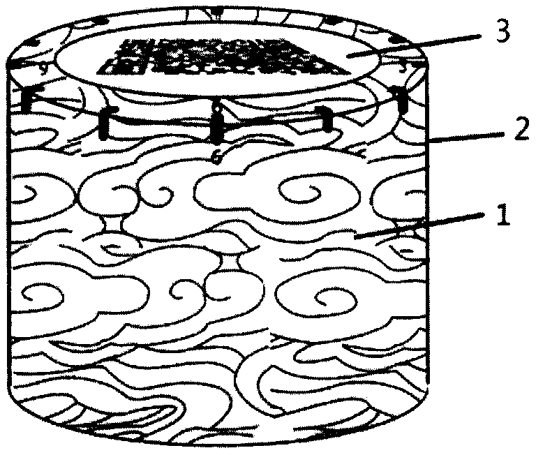 Anti-counterfeit rubber cap and use method