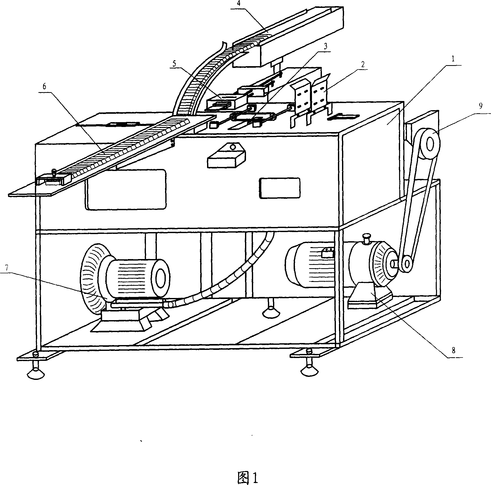 Erasing rubber trade mark paper bundle pasting machine