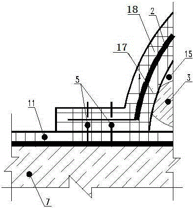 HDPE (High-Density PolyEthylene) membrane rain sewage diversion drainage canal for refuse landfill