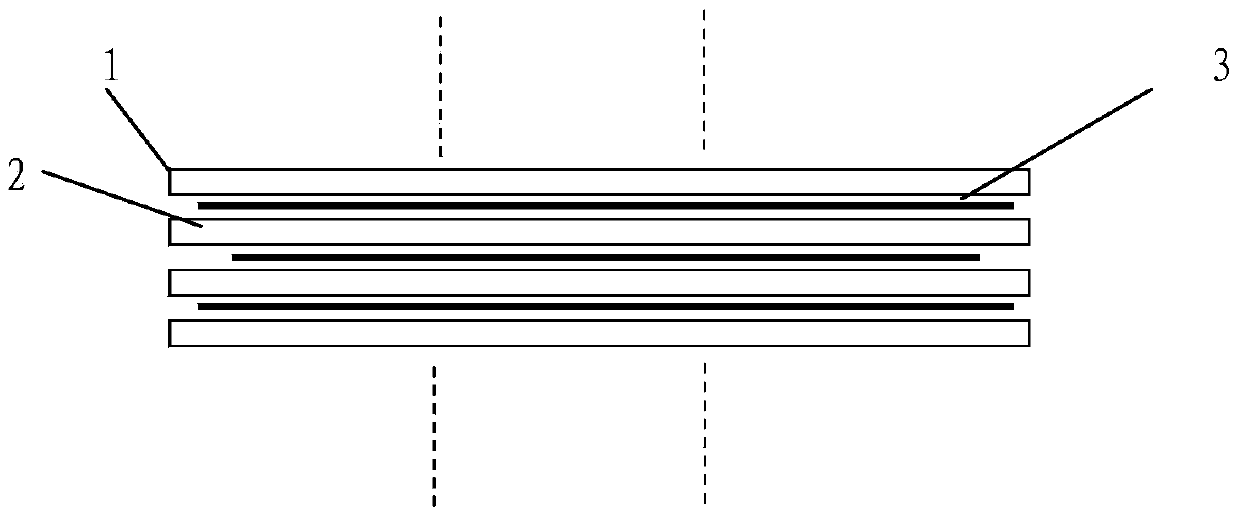 Glass fiber baffle plate and lithium ion battery adopting glass fiber buffer plate