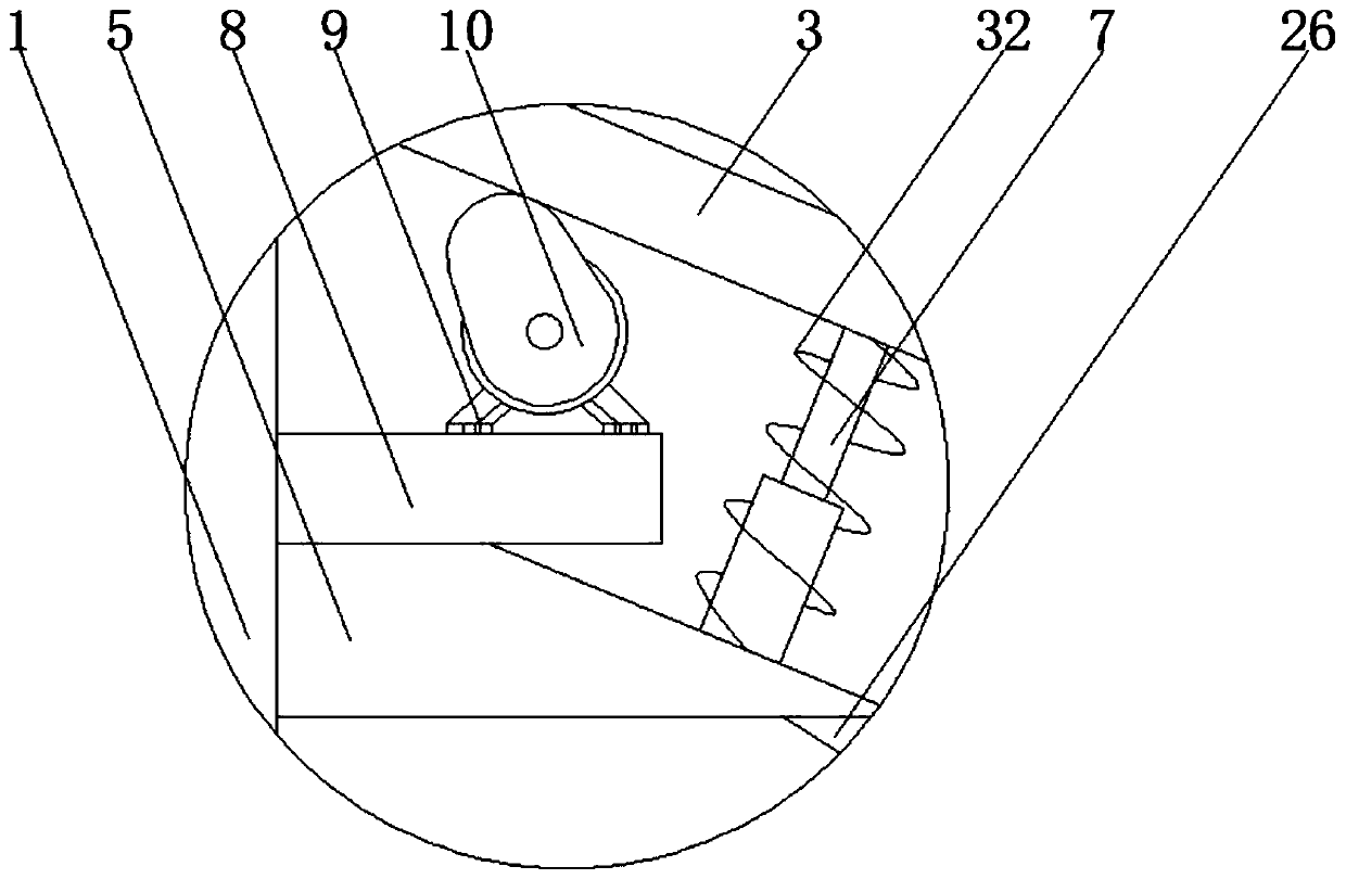 Nano-coating material mixing device convenient for blanking