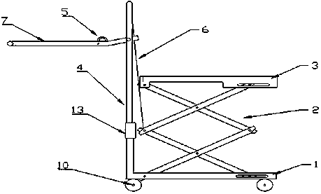 Multifunctional hand trailer