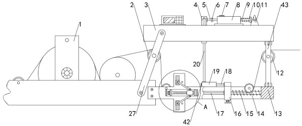 Mask melt-blown fabric processing and detecting integrated equipment