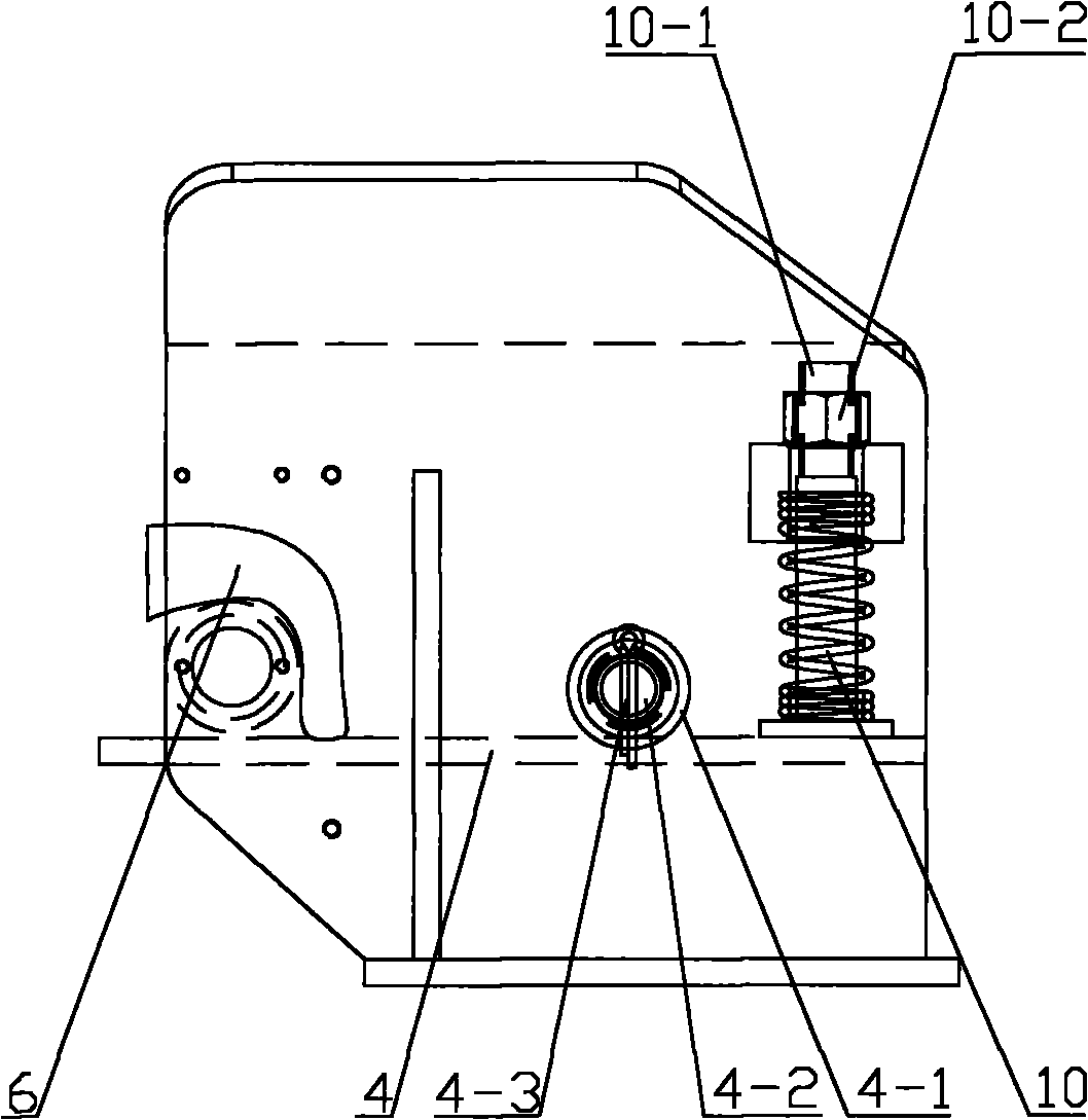 Crank arm locking detection device and aerial work engineering machinery with same