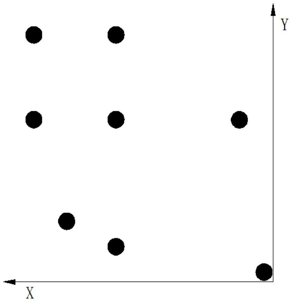 Dot-like distribution cooperative coding mark and its identification and positioning method