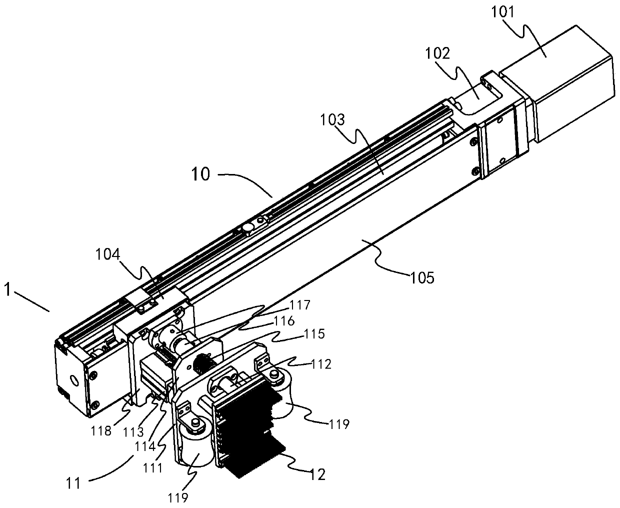 Full-automatic rotating type cinnamon peeling machine