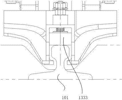 Power walking device and rubber wheel guide rail trolleybus