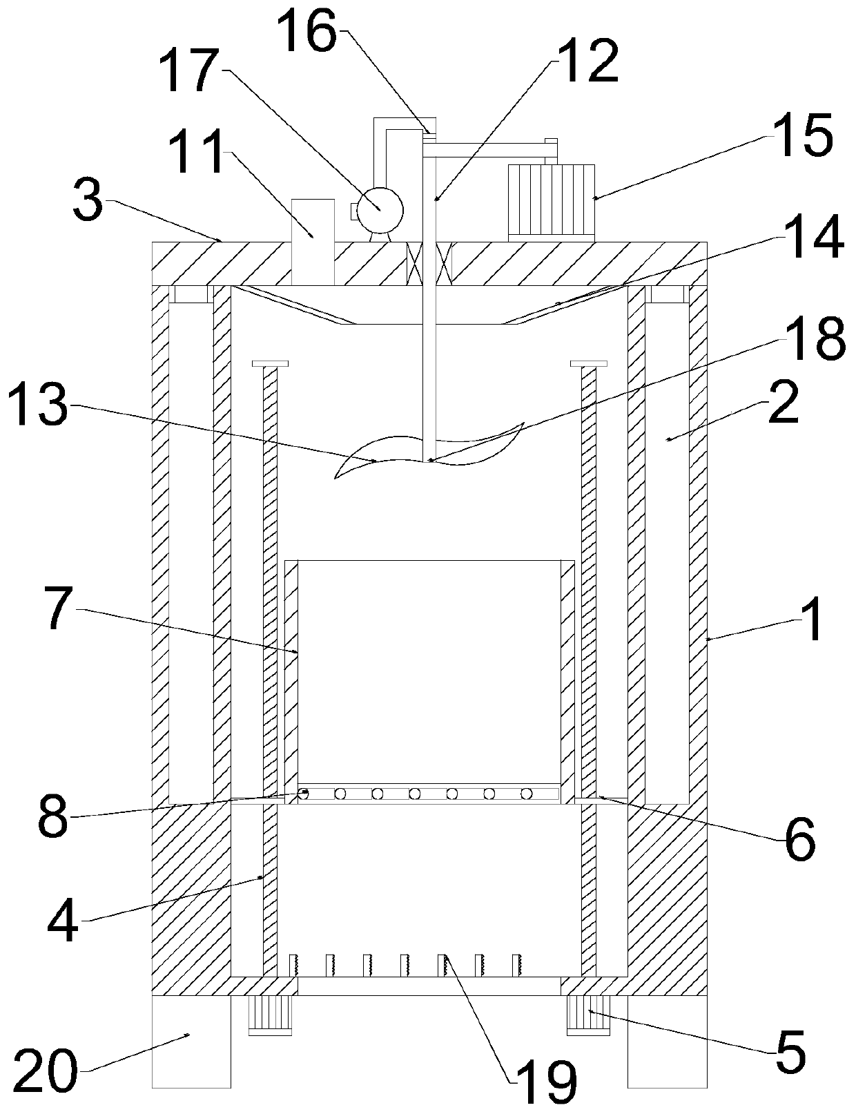 An easy -going medical waste crushing device