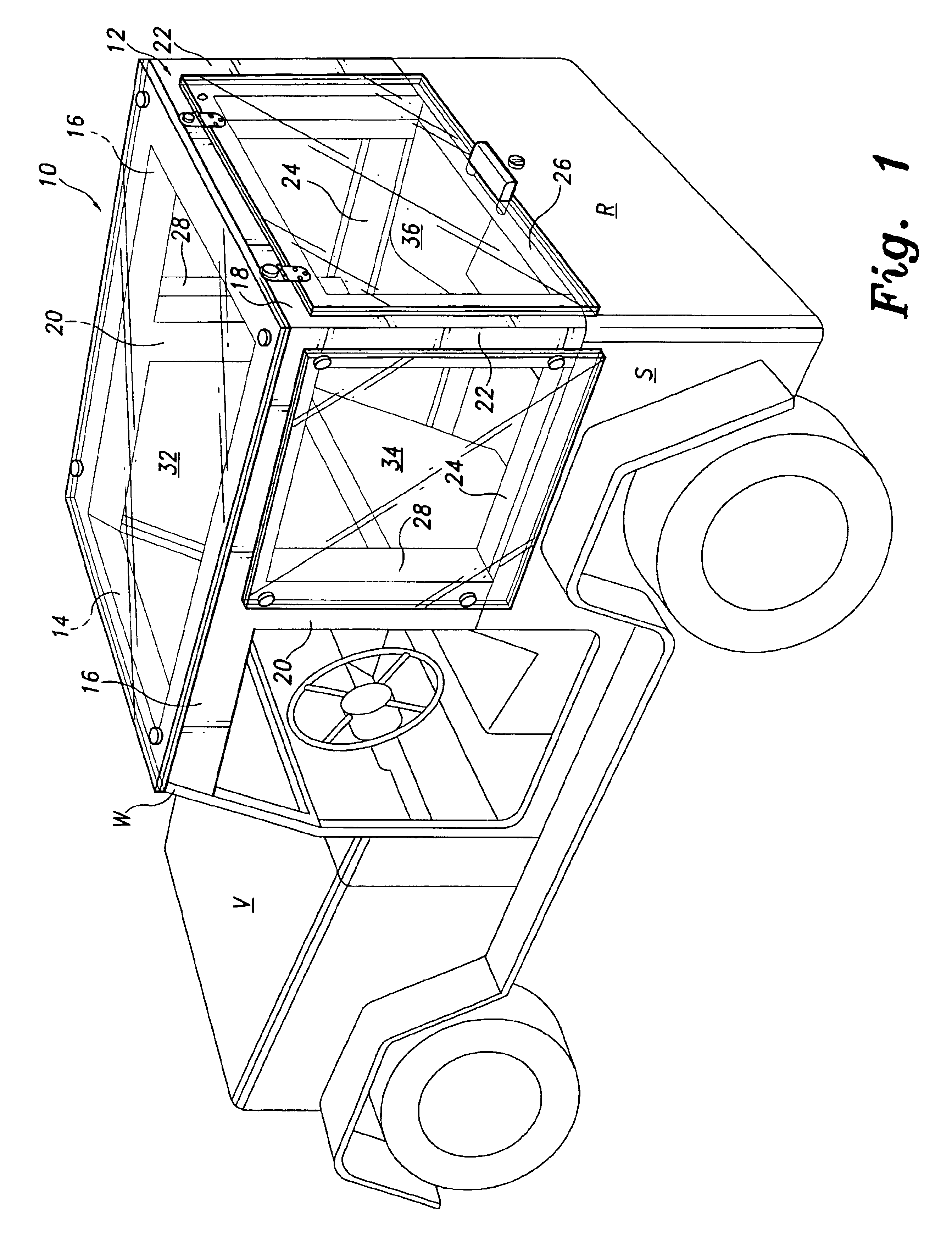 Hard top convertible for jeep-type utility vehicle