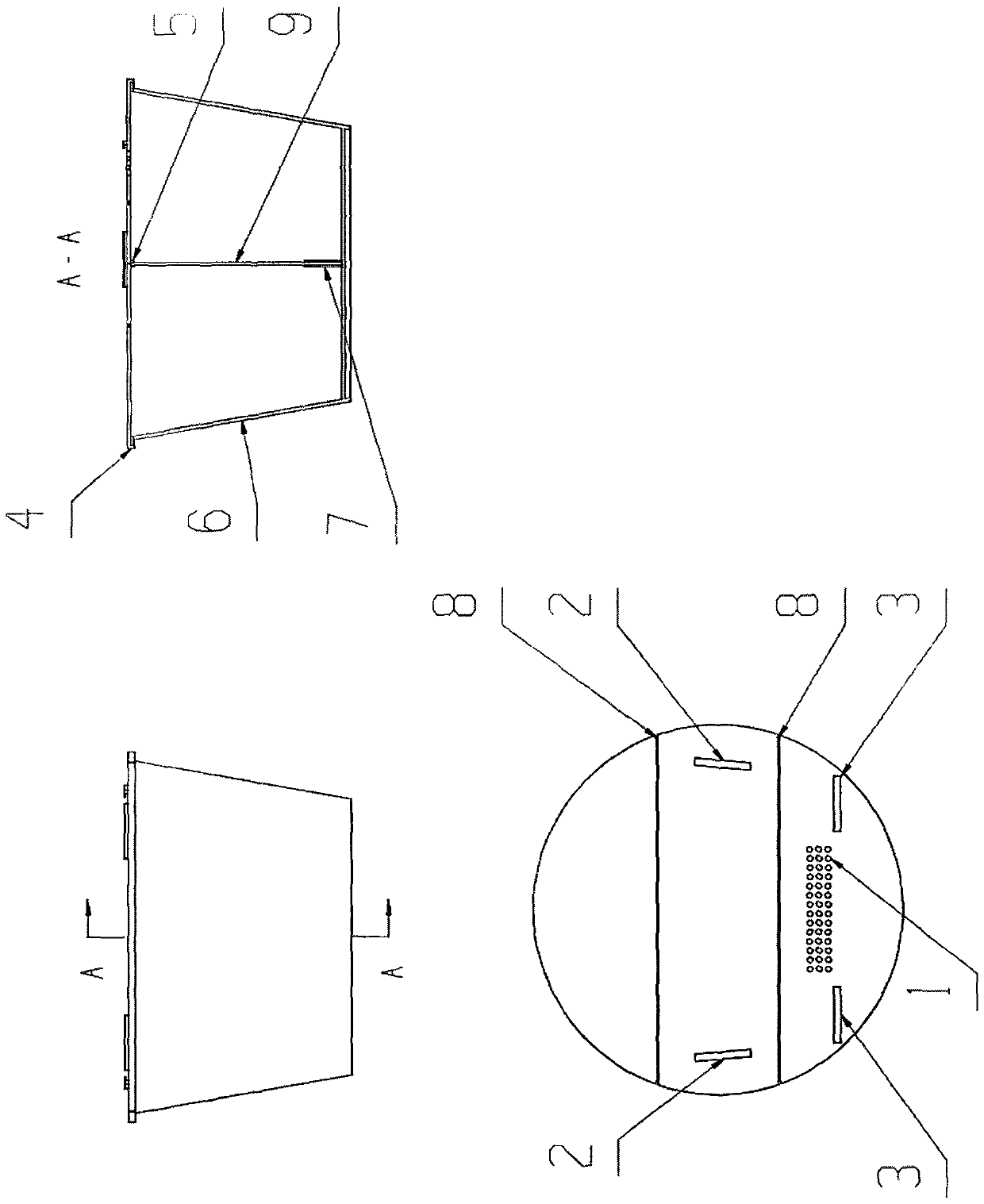 Take-out box with refuse classification and storage functions