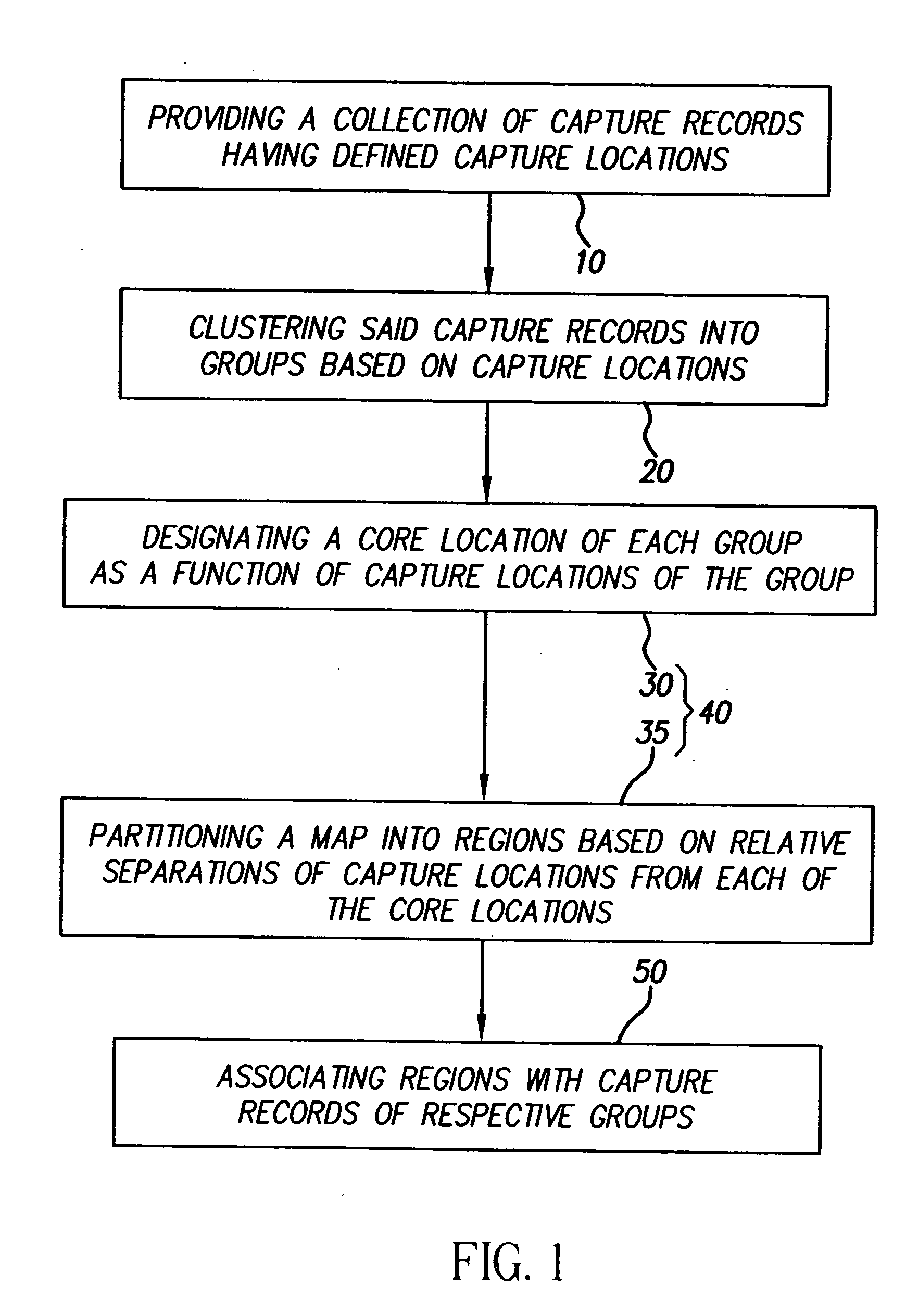 Location based image classification with map segmentation