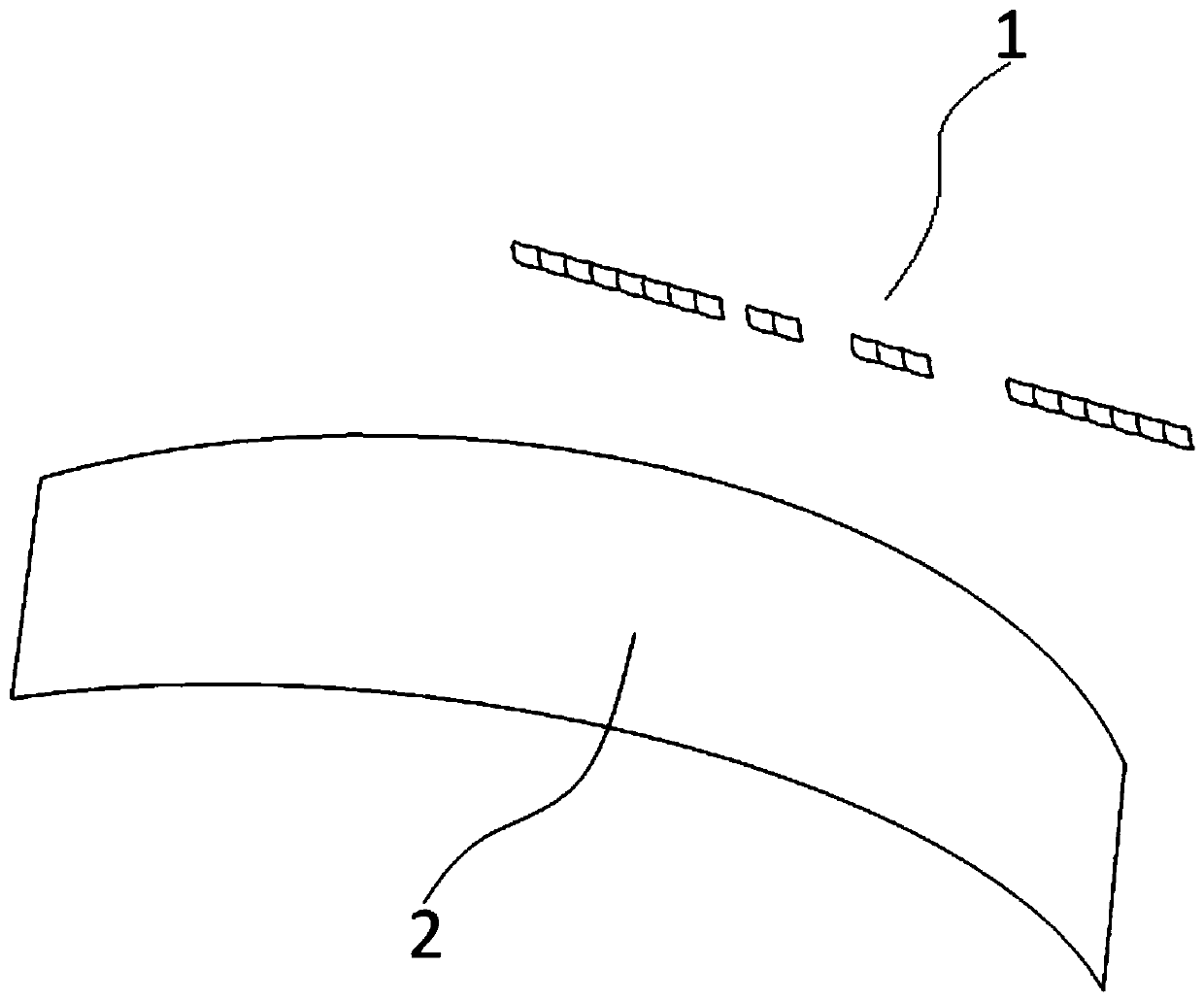 Automobile lamp III area lighting structure, automobile lamp condenser, automobile illumination module and automobile