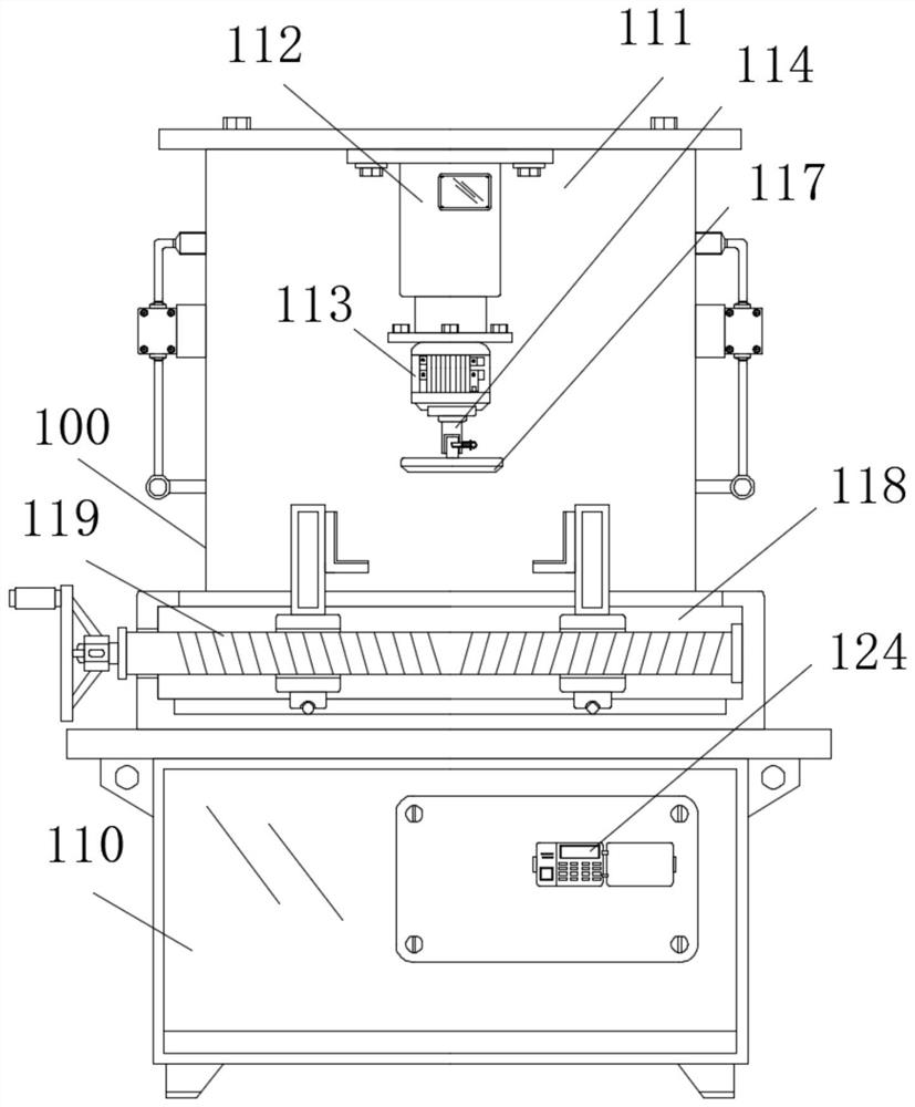 Grinding device with clamping mechanism and clamping method thereof