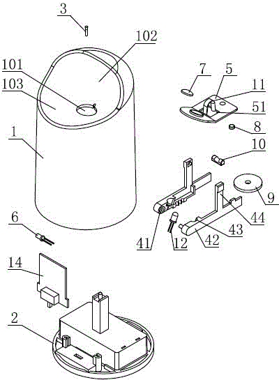 Candlelight-simulation electronic candle