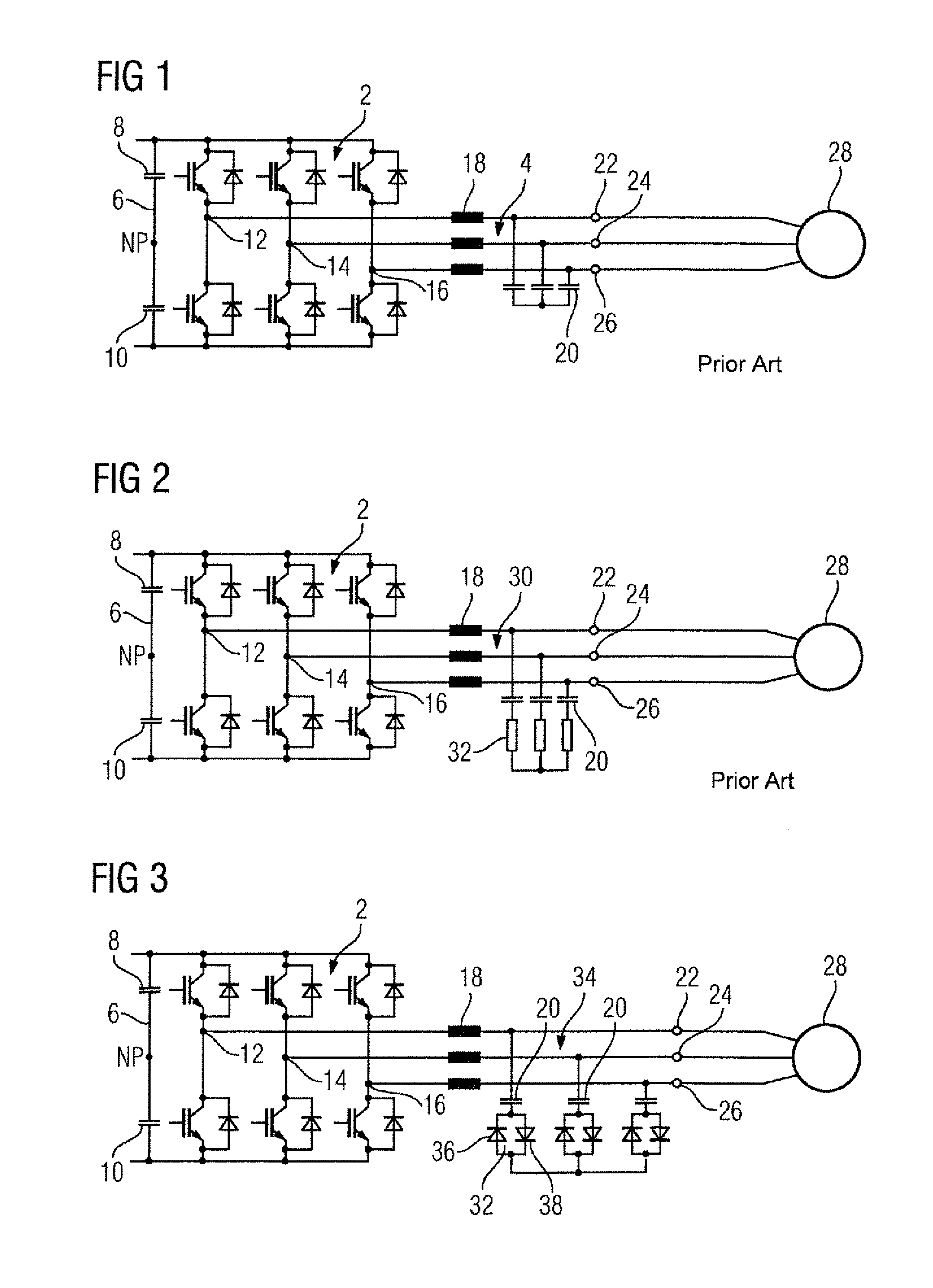 Lossy triphase low-pass filter