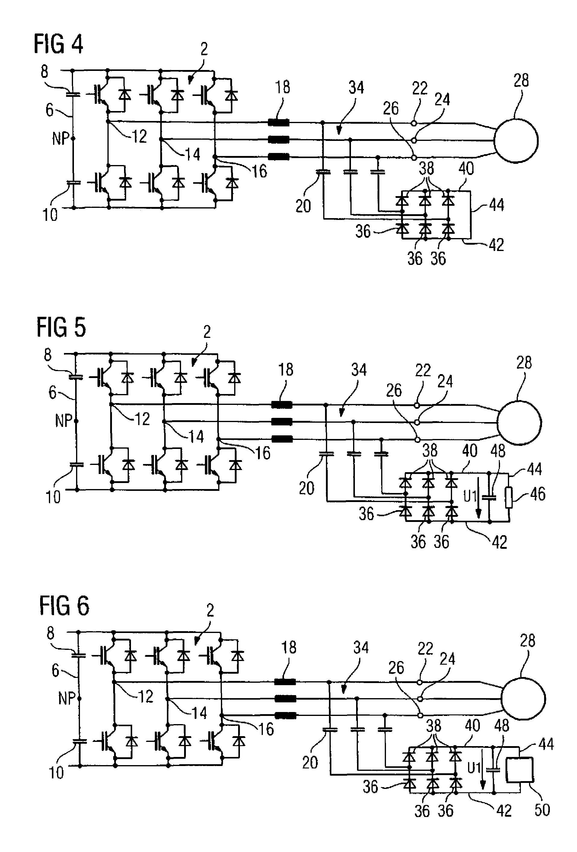 Lossy triphase low-pass filter