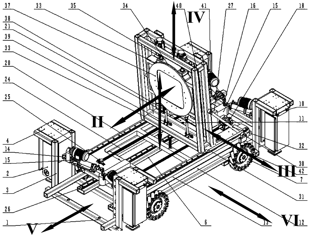 Six-degree-of-freedom attitude adjustment docking platform