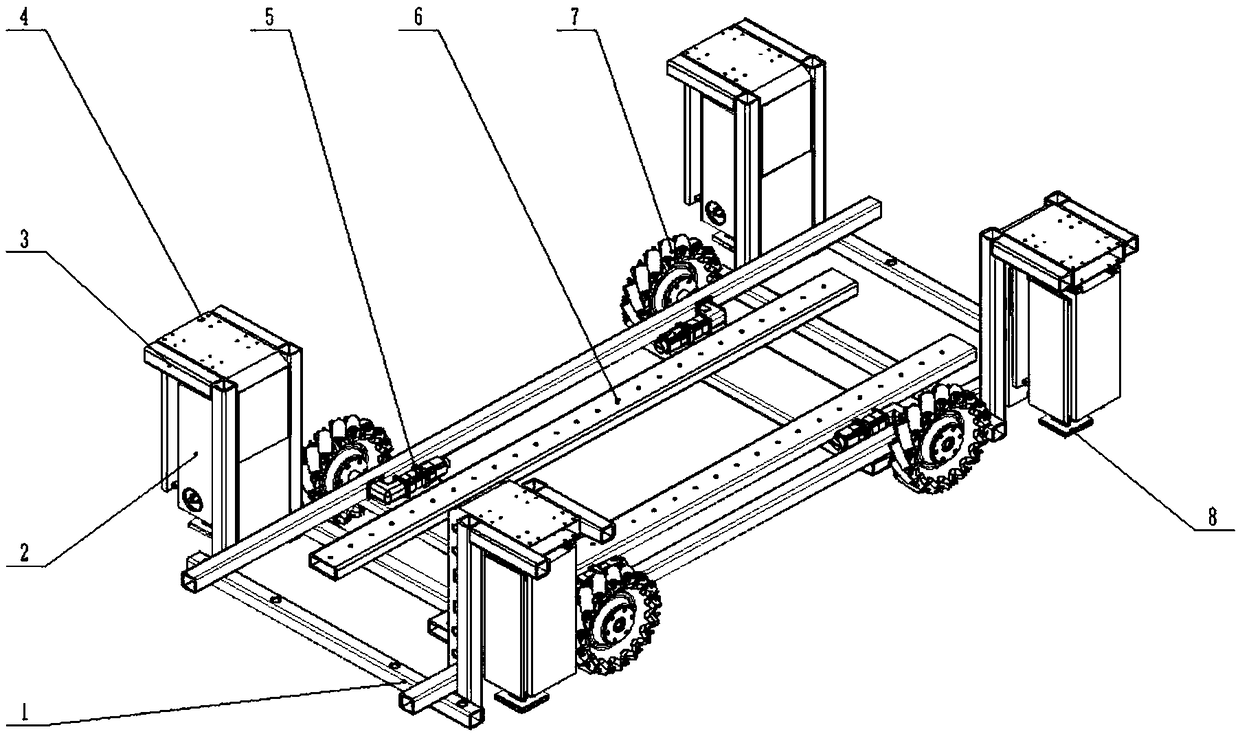 Six-degree-of-freedom attitude adjustment docking platform