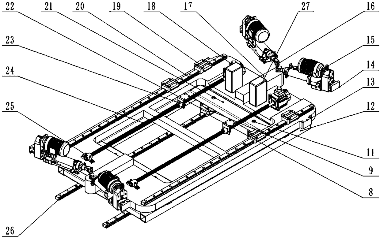 Six-degree-of-freedom attitude adjustment docking platform