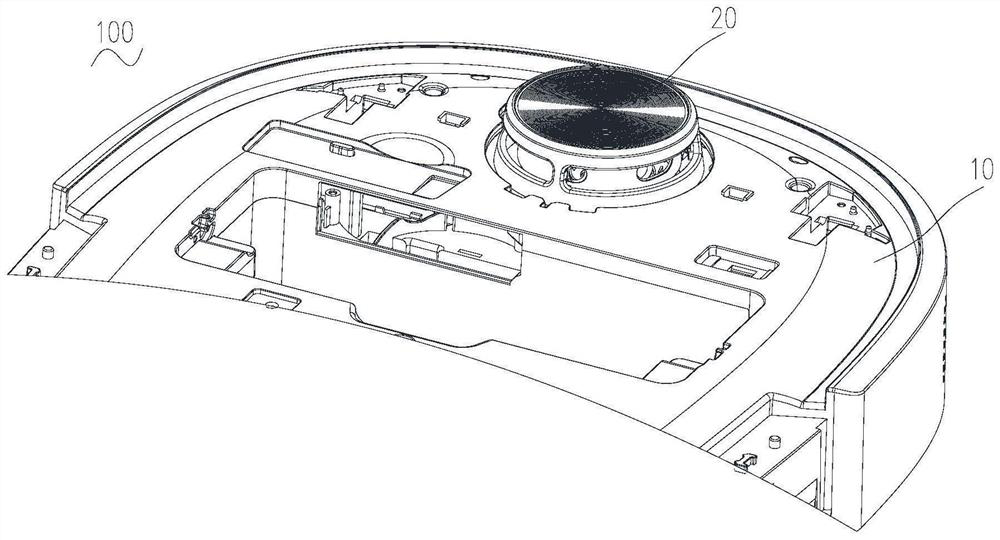 Radar base, radar assembly and sweeping robot