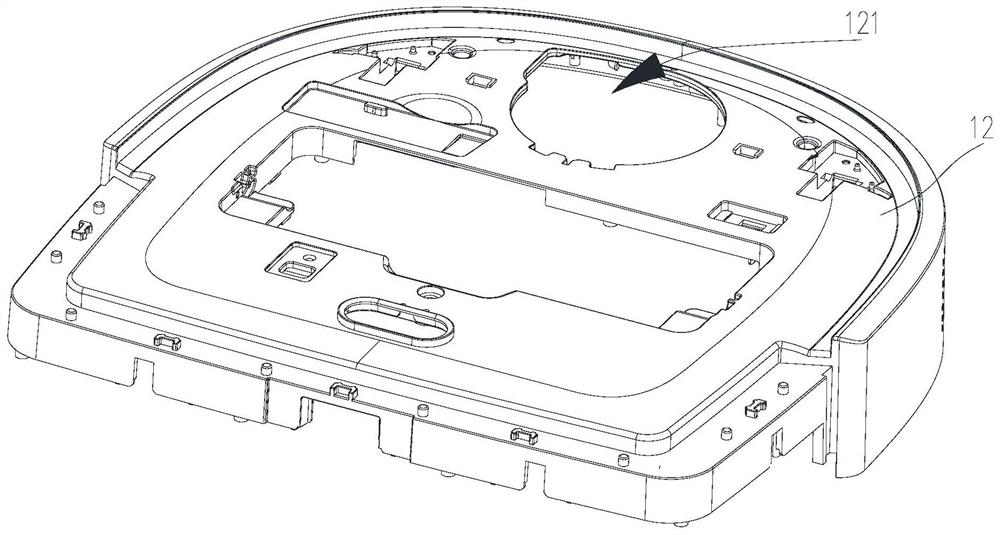 Radar base, radar assembly and sweeping robot