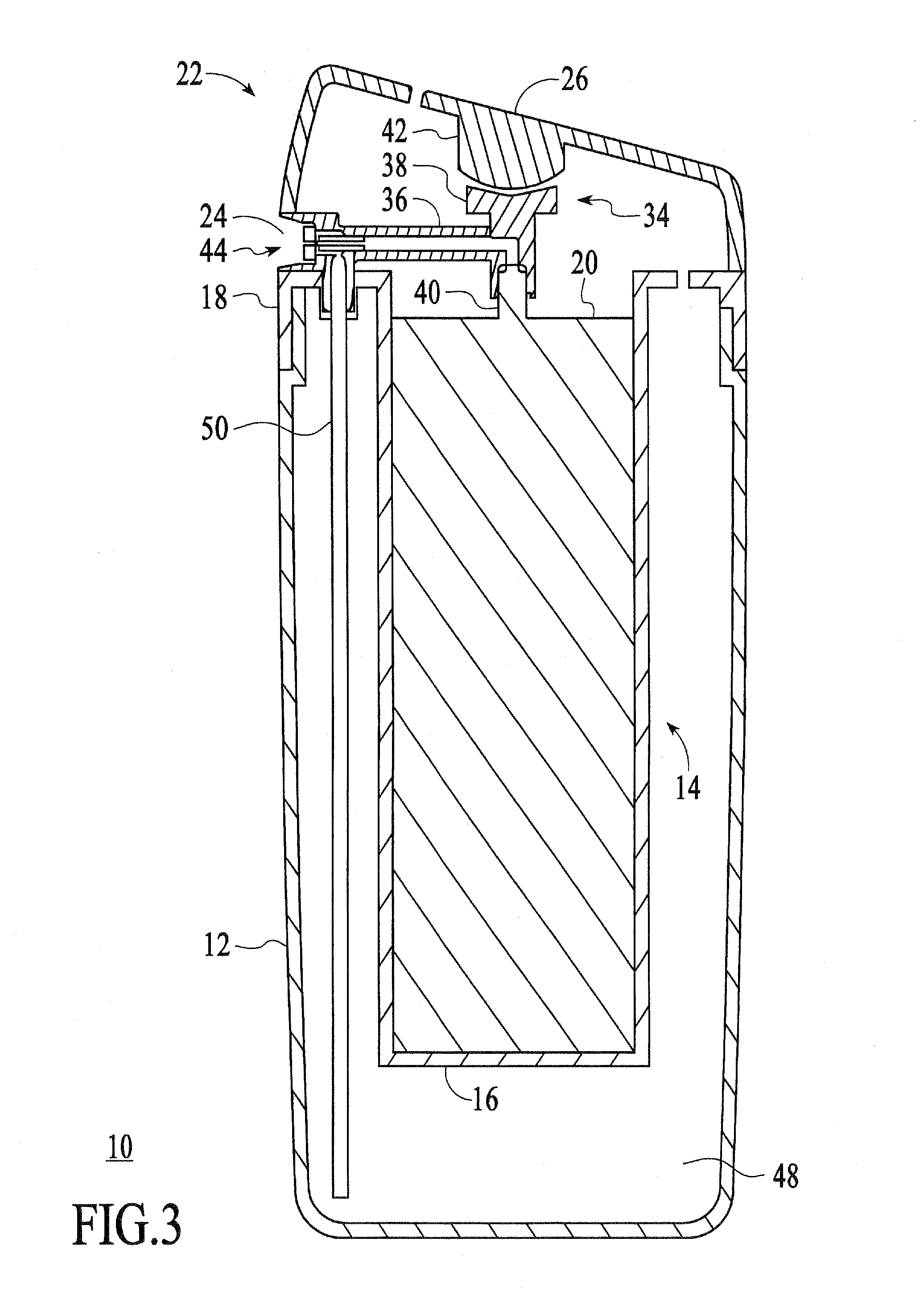 Dual Chamber Aerosol Container