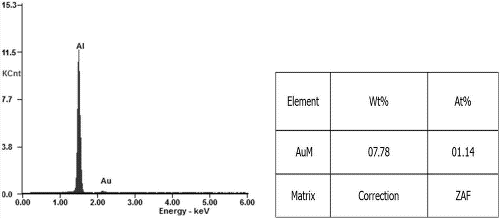 Porous nano-gold carbon nanotube composite material and preparation method thereof