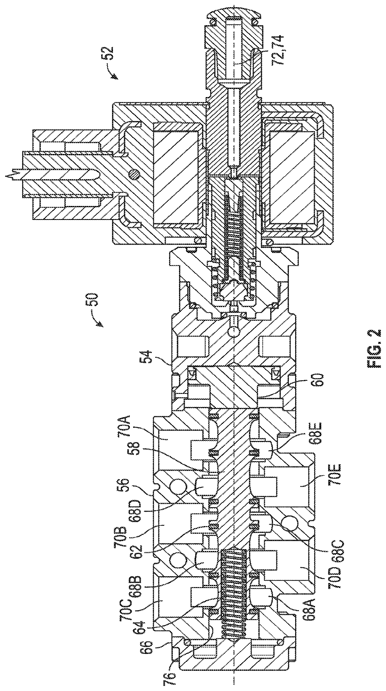 High flow spool valve