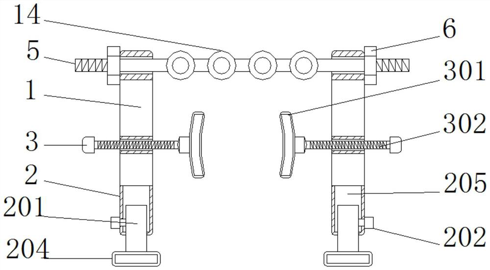 A crochet needle for meniscus suture in orthopedic surgery