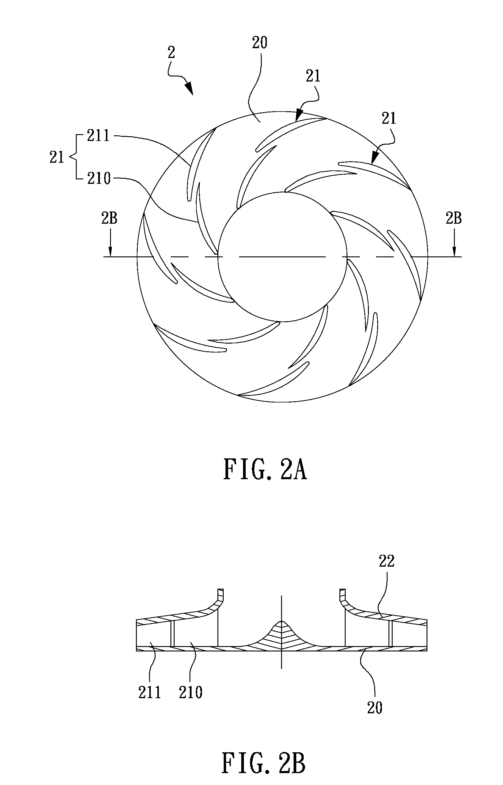 Impeller Structure and the Centrifugal Fan Device Using the Same